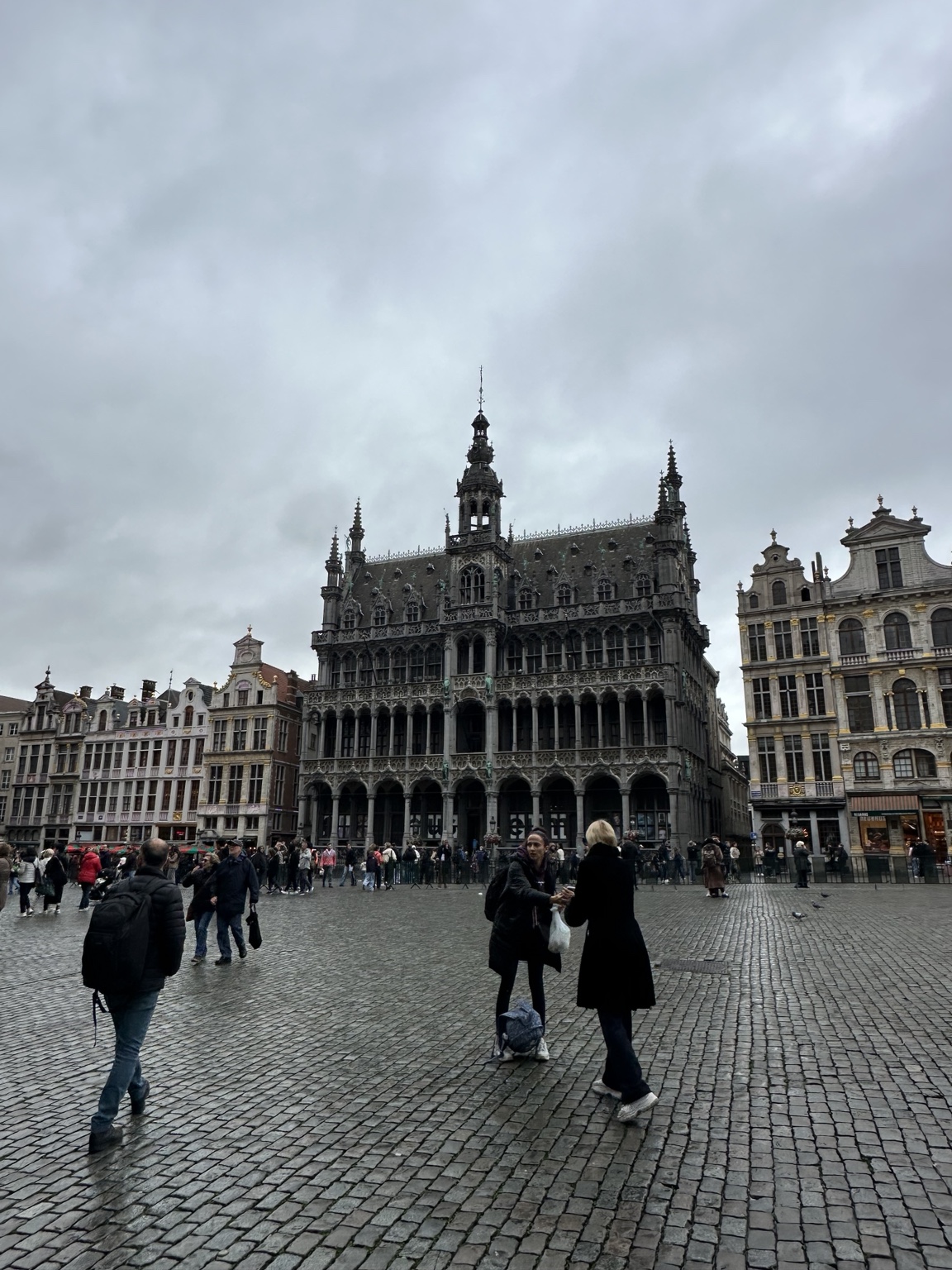 The ornate guildhall facades of Brussels Grand Place